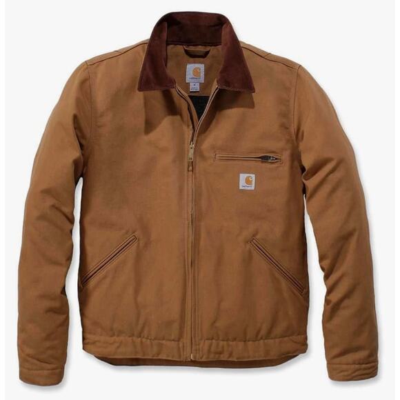 Carhartt Other - New Carhartt Duck Detroit Jacket Work Utility Outerwear Brown 3XL Big Tall Men